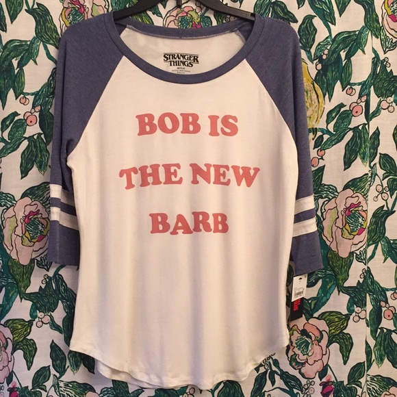 NWT Stranger Things Bob Is The New Barb Shirt - Picture 2 of 6